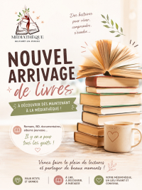 Nouvel arrivage de livres- M&eacute;diath&egrave;que